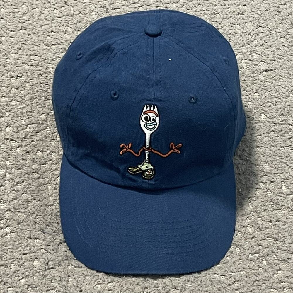 Toy Story 4 Hat Youth OS Blue Embroidered Forky Disney Pixar Cap
